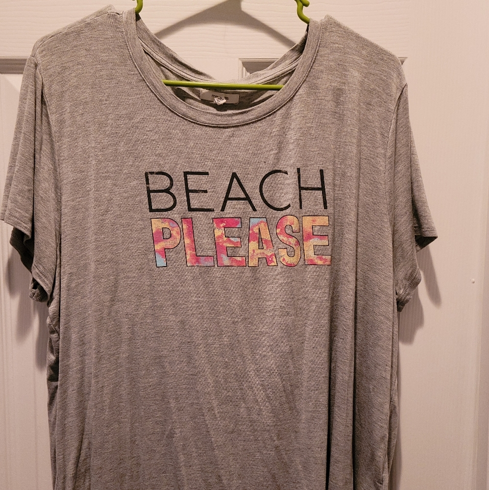Beach Please Tee Shirt